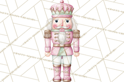 Pink Christmas Town Clipart PNG, Pastel Winter Clip Art Product Image 2