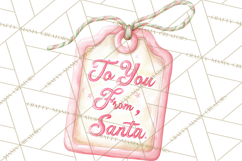 Pink Christmas Town Clipart PNG, Pastel Winter Clip Art Product Image 5