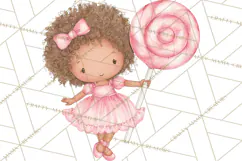Pink Christmas Town Clipart PNG, Pastel Winter Clip Art Product Image 4