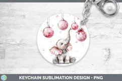 GorgeousPink Christmas Keychain design.