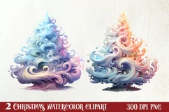 Pink Christmas Fairy Clipart Sublimation, Fairy Christmas Product Image 1