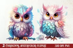 Pink Christmas Fairy Clipart Sublimation, Fairy Christmas Product Image 1