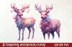 Pink Christmas Fairy Clipart Sublimation, Fairy Christmas Product Image 1
