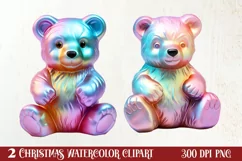 Pink Christmas Fairy Clipart Sublimation, Fairy Christmas Product Image 1