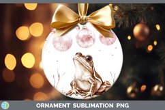 GorgeousPink Christmas Farm Ornament design.