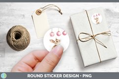 GorgeousPink Christmas Farm Stickers design.