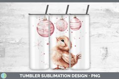 GorgeousPink Christmas Farm Tumbler design.
