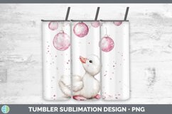 GorgeousPink Christmas Farm Tumbler design.