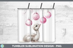 GorgeousPink Christmas Farm Tumbler design.