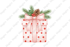 Pink Christmas Gift Png Product Image 1