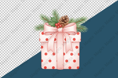 Pink Christmas Gift Png Product Image 4
