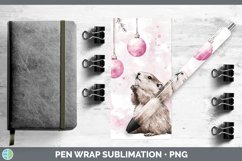 GorgeousPink Christmas Pen Wrap design.