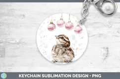 GorgeousPink Christmas Keychain design.