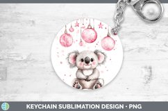 GorgeousPink Christmas Keychain design.