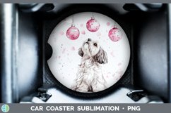 GorgeousPink Christmas Car Coaster design.