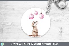 GorgeousPink Christmas Keychain design.
