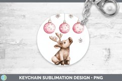GorgeousPink Christmas Keychain design.