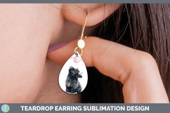 GorgeousPink Christmas Teardrop Earrings design.