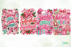 Pink Christmas PNG Product Image 1