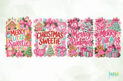 Pink Christmas PNG Product Image 1