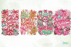 Pink Christmas PNG Product Image 1