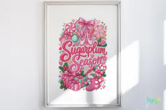 Pink Christmas PNG Product Image 2