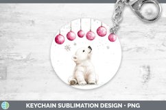 GorgeousPink Christmas Keychain design.