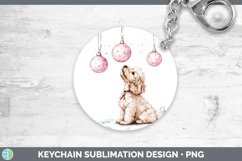 GorgeousPink Christmas Keychain design.