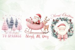 Pink Christmas Quotes Sublimation Product Image 2