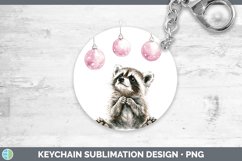 GorgeousPink Christmas Keychain design.