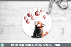 GorgeousPink Christmas Keychain design.
