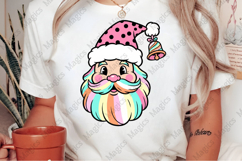 Pink Christmas Santa Png Product Image 2
