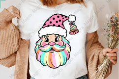 Pink Christmas Santa Png Product Image 3