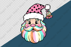 Pink Christmas Santa Png Product Image 4