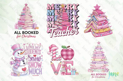 Pink Christmas School Teacher Bundle Product Image 2