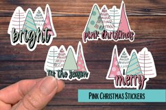 Pink Christmas PNG Sticker Pack Product Image 1