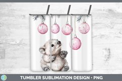 GorgeousPink Christmas Tumbler design.