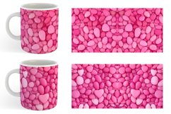 Pink Color Stones Mug sublimation design Product Image 4