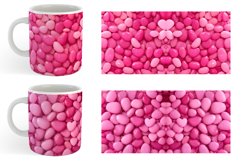 Pink Color Stones Mug sublimation design Product Image 6
