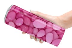 Pink Color Stones Tumbler Sublimation Wrap Product Image 2