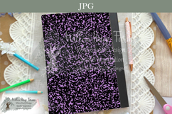 Color Composition Notebook Cover Pink, Purple &amp; Blue Product Image 5