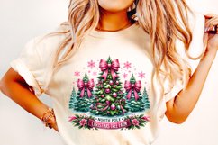 North Pole Christmas Tree Farm PNG, Christmas Coquette PNG Product Image 3