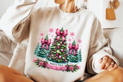 North Pole Christmas Tree Farm PNG, Christmas Coquette PNG Product Image 2