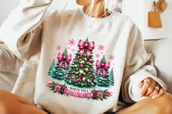 North Pole Christmas Tree Farm PNG, Christmas Coquette PNG Product Image 2
