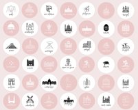 pink countries instagram highlight icons