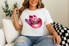 pink cowgirl hat png, western star cowgirl clipart, girly cowgirl sublimation design, cowgirl hat with star png, rodeo cowgirl pink hat design, trendy cowgirl sublimation png, country girl star hat clipart, cowgirl aesthetic png file, western cowgirl prin