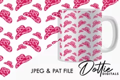 Pink Cowgirl Hats Repeat Seamless Pattern - JPG, Pat File Product Image 2
