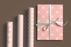 Pink daisy seamless pattern png Digital paper Boho wallpaper Product Image 2