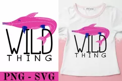 Wild thing Dinosaur SVG. Kids Sublimation PNG Product Image 1
