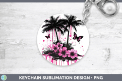 GorgeousPink Drips Keychain design.